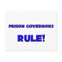 Prison Governors Rule! postcards
