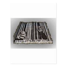 PRISON JAIL BAR CODE POST CARDS