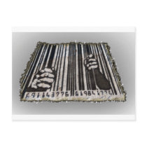 PRISON JAIL BAR CODE postcards