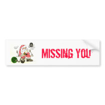 PRISON SANTA BUMPER STICKERS