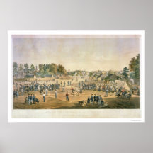 Prisoner Baseball Civil War 1863 Posters