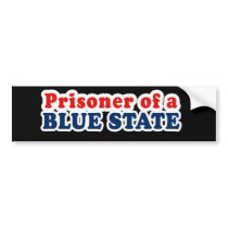 Prisoner of a Blue State bumper stickers