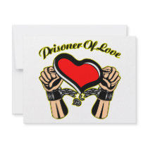 Prisoner of Love invitations