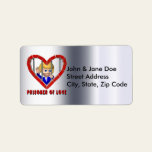 Prisoner Of Love Custom Address Label