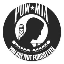 Prisoner of War - Missing in Action Sticker