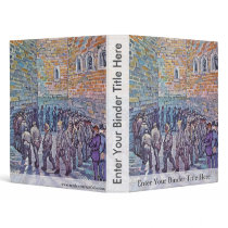 Prisoners Exercising (After Doré) 3 Ring Binder