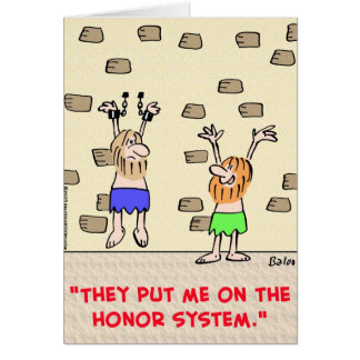 prisoners honor system card