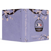 Prisoners of Love Violet Wedding Photo Album 3 Ring Binders