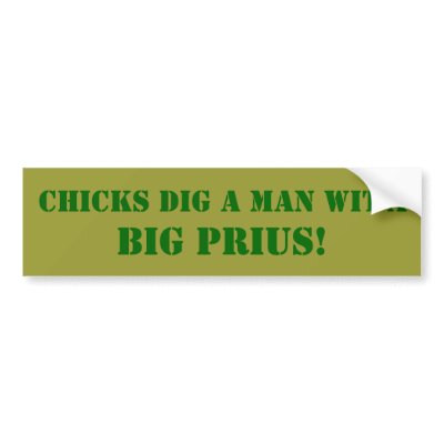 toyota prius bumper stickers #7