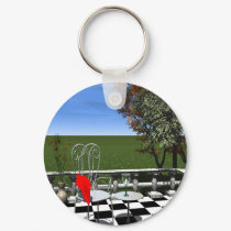 Private Balcony keychains by dragonflyWatcher Private Balcony keychains