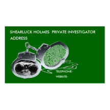 Private Detective Business Card