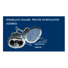 Private Investigator Business Card Templates