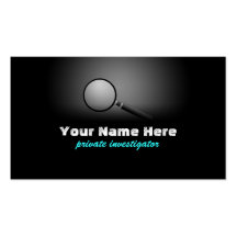 Private Investigator Business Cards