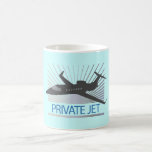Private Jet Aircraft Mugs