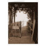 Private Pier Greeting Cards