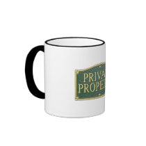 private property mug