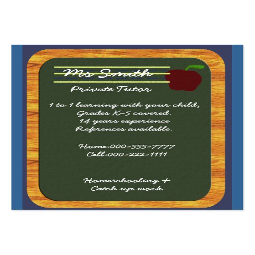 private-tutor-large-business-cards-pack-of-100-zazzle