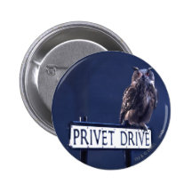Privet Drive Pinback Button
