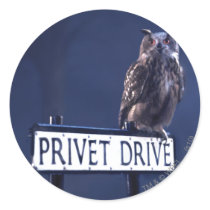 Privet Drive Round Sticker