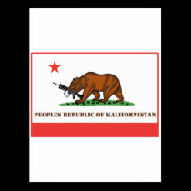 PRK- Peoples Republic of Kalifornistan postcards
