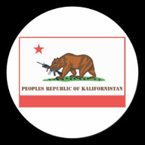 PRK- Peoples Republic of Kalifornistan stickers