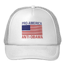PRO-AMERICAN ANTI-OBAMA TRUCKER HAT