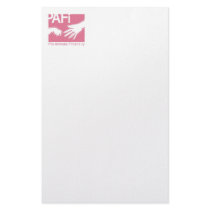 Pro Animals Finland Pink Logo stationery