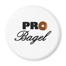 Pro Bagel Refrigerator Magnet