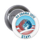 Pro-Bo Obama Dog 2012 Pinback Buttons