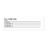 Pro-CARD (LD) Business Card