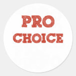 Pro Choice (Abortion rights) Stickers