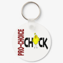 Pro-Choice Chick 1 keychains by professiongifts Pro-Choice Chick 1 keychains