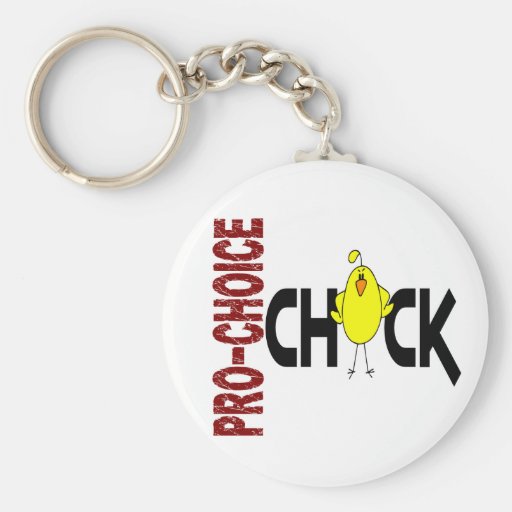 Pro-Choice Chick 1 Keychains