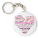 Pro Choice Heart Keychains