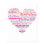 Pro Choice Heart Postcards