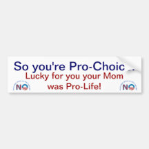 Pro-Choice Liberals Bumper Stickers