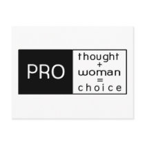Pro Choice Postcard