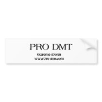 PRO DMT LG Sticker bumper stickers by prodmt PRO DMT LG Sticker bumper stickers