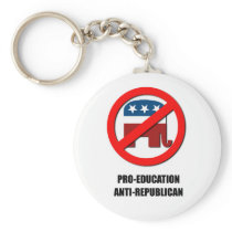Pro-Education Anti-Republican Key Chains