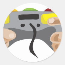 pro gamer!  Customizable: Round Stickers