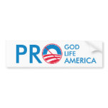 Pro God Life America Bumper Sticker