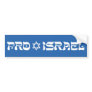 Pro Israel Bumper Sticker