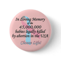 Pro Life, Abortion Statistics buttons by cutencomfy Pro Life, Abortion Statistics buttons