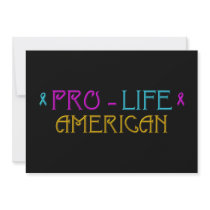 Pro-Life American Invitations