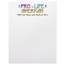 Pro-Life American Letterhead Template