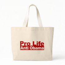 Pro Life Anti Obama Canvas Bags