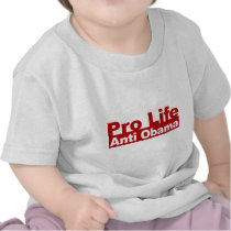 Pro Life Anti Obama Tshirt