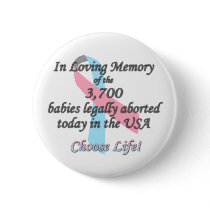 Pro Life Button by cutencomfy Pro Life Button