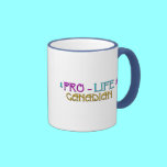 PRO-LIFE CANADIAN mugs