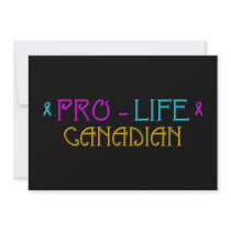 PRO-LIFE CANADIAN ANNOUNCEMENT